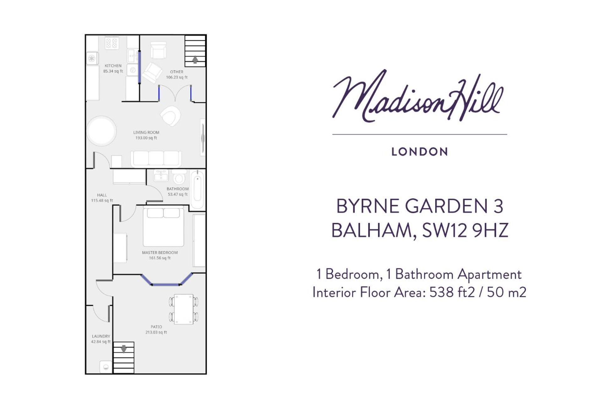 Madison Hill - Byrne Garden 3 - One Bedroom Home Лондон Екстер'єр фото